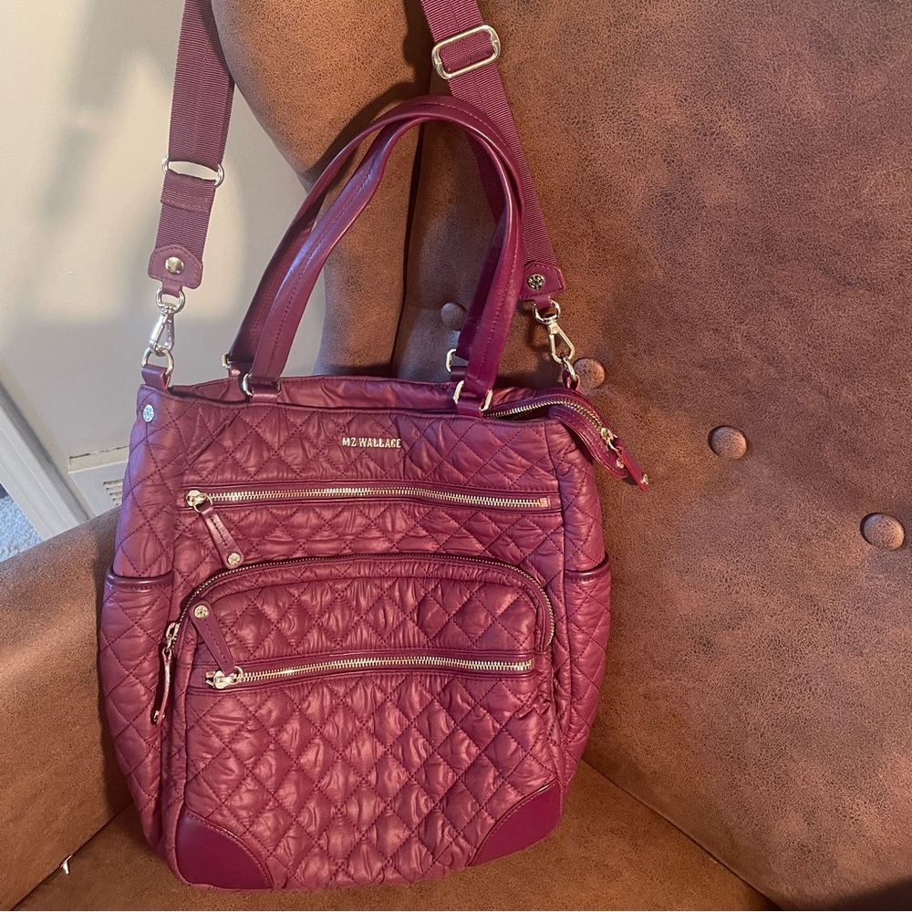 MZ Wallace Crosby Tote in Wild Plum